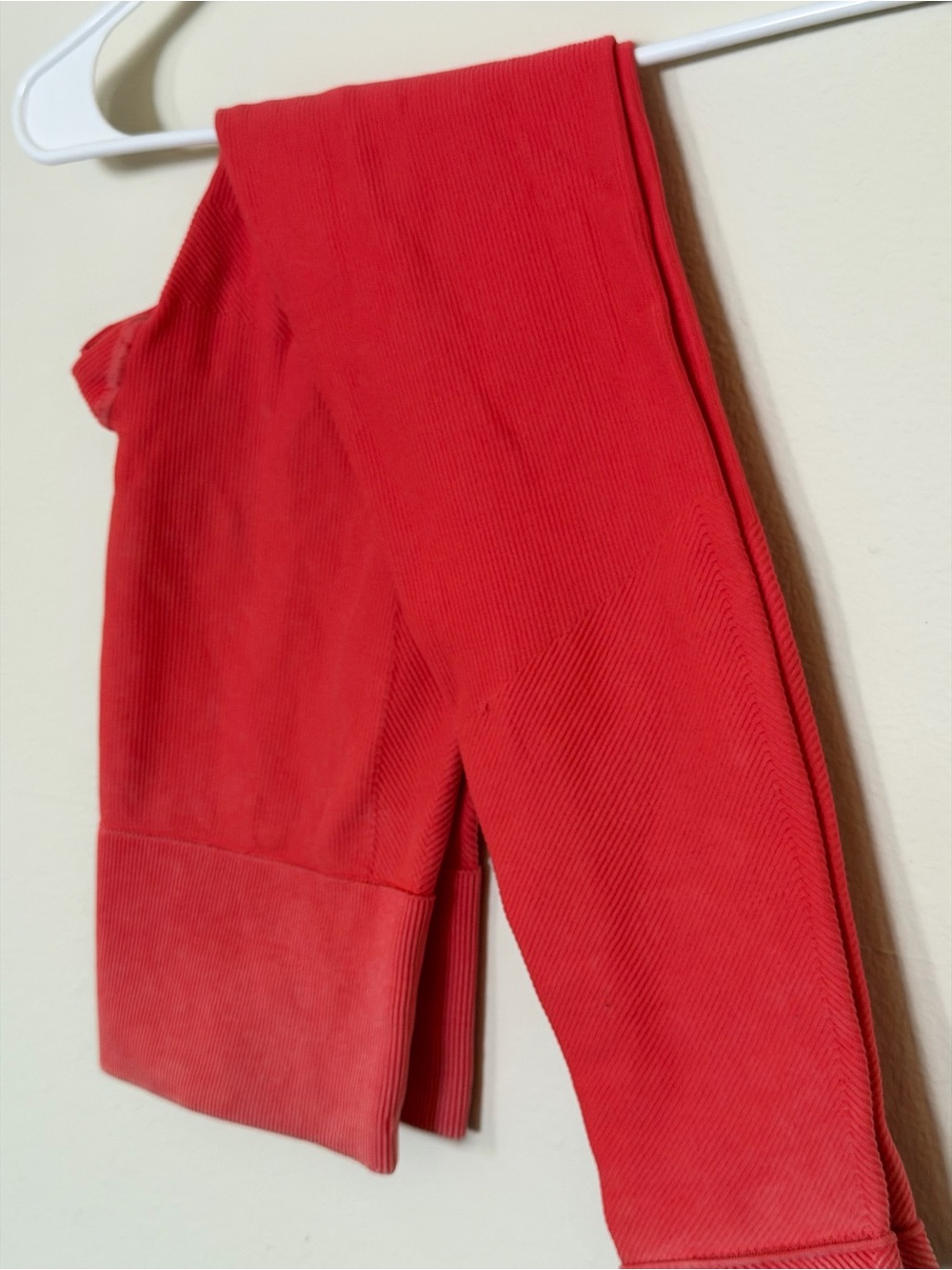 Women's Red pink Leggings - Comfortable Stretch Ponte